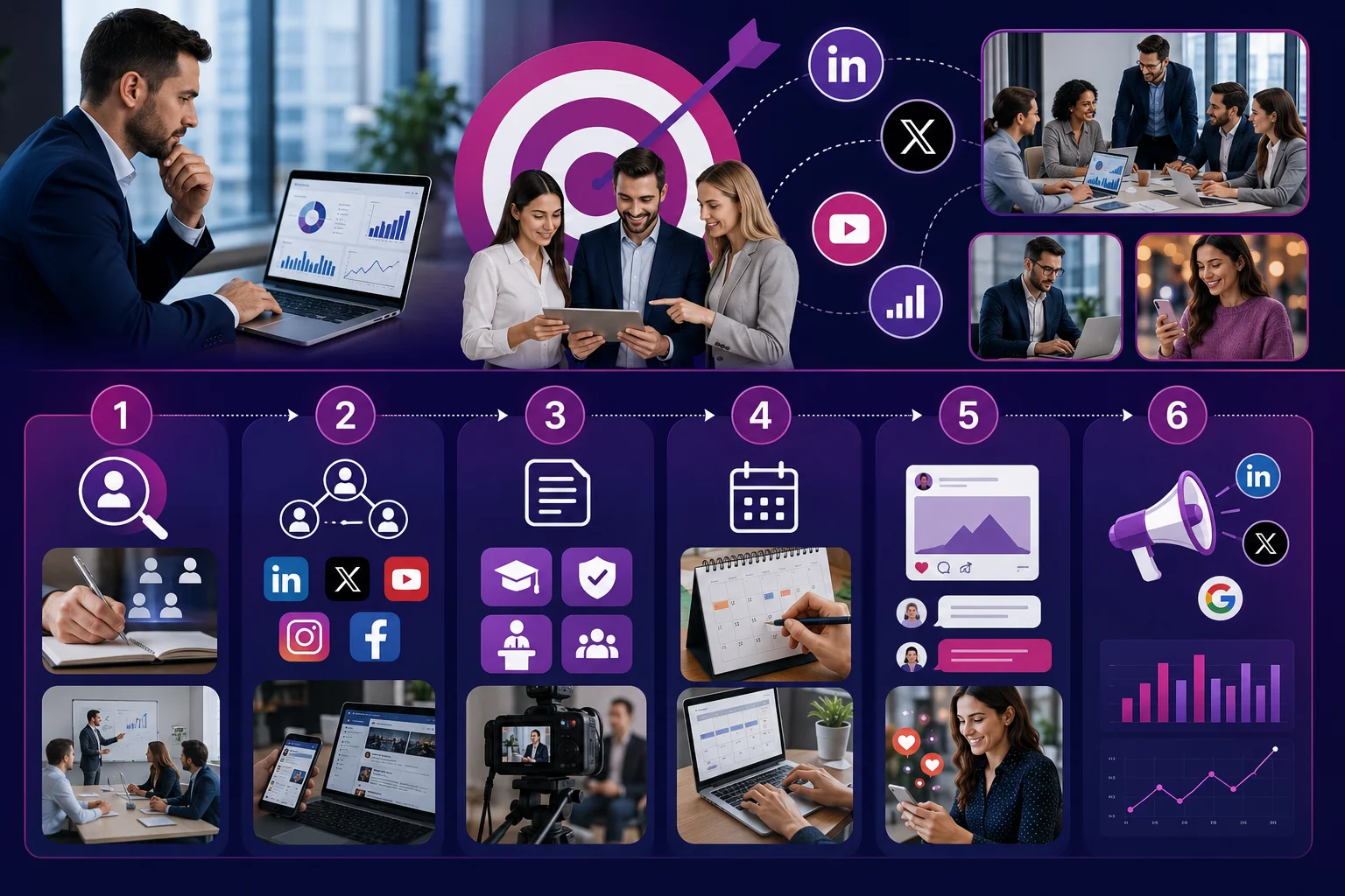 how to use social media for b2b marketing: a step-by-step framework